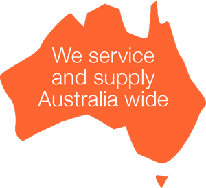 We supply and service Australia Wide