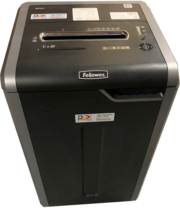 Fellowes 2nd hand shredder 1