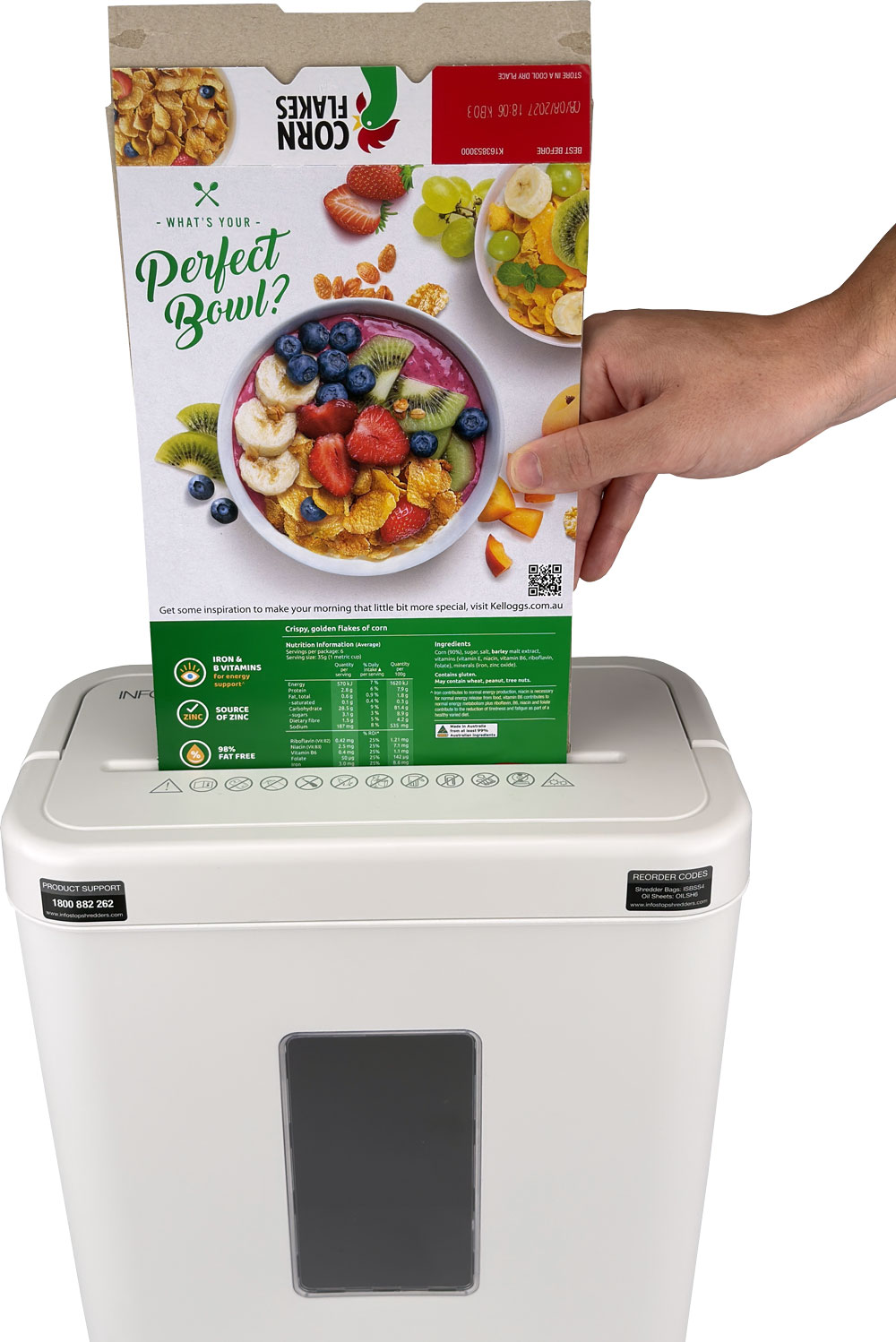 INFOSTOP HYBRID IS6X Paper & Cardboard Shredder - Image 10