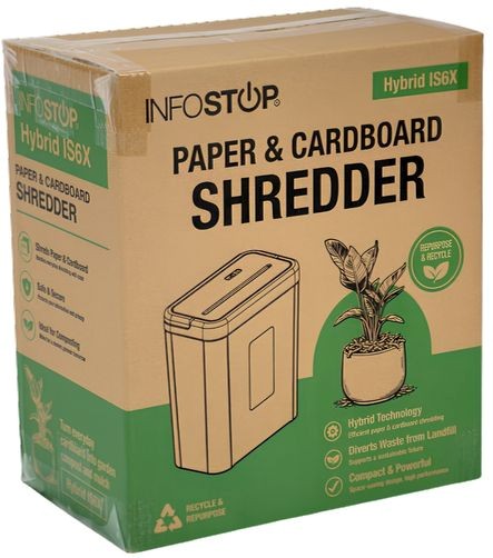 INFOSTOP HYBRID IS6X Paper & Cardboard Shredder - Image 16