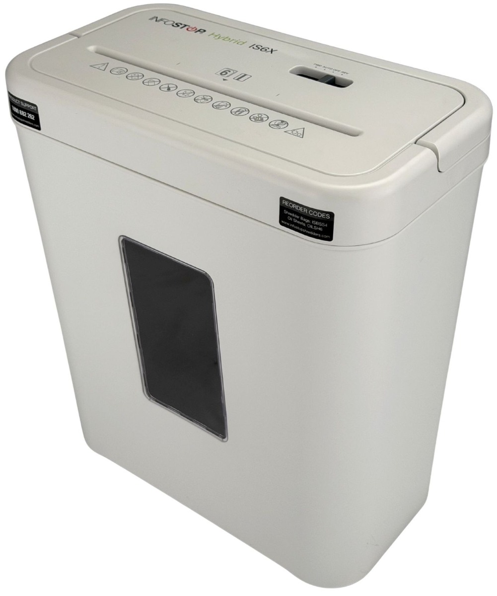 INFOSTOP HYBRID IS6X Paper & Cardboard Shredder
