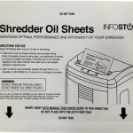 Shredder Oil Sheets 24x6 Pack